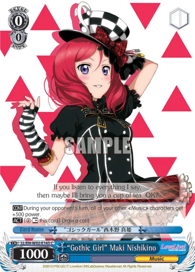 “Gothic Girl” Maki Nishikino 「LL/W02-E145」「EN」