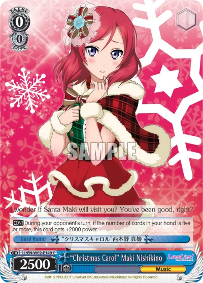 “Christmas Carol” Maki Nishikino 「LL/W02-E149」「EN」