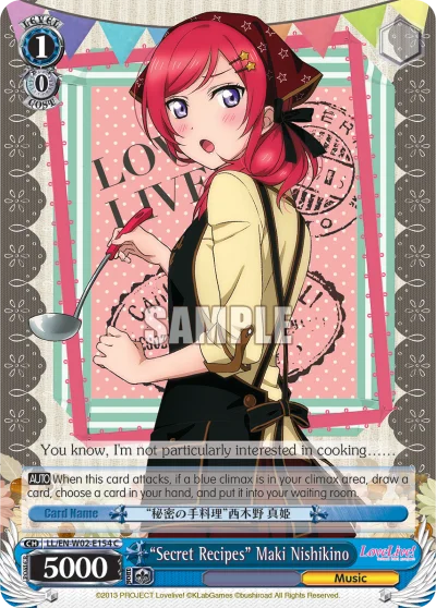 “Secret Recipes” Maki Nishikino 「LL/W02-E154」「EN」