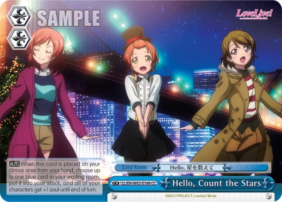 Hello, Count the Stars 「LL/W02-E168」「EN」