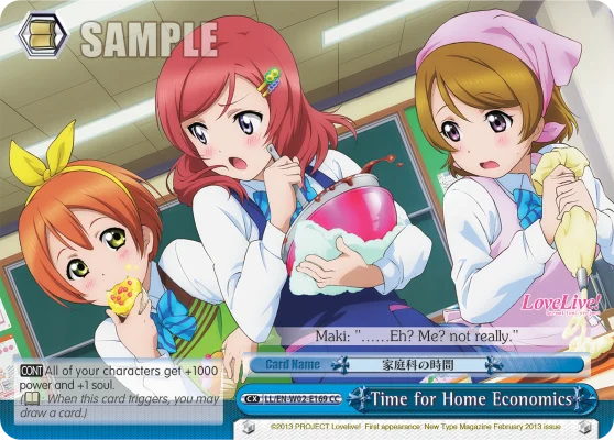 Time for Home Economics 「LL/W02-E169」「EN」
