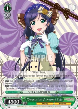 “Sweets Fairy” Nozomi Tojo #LL/W02-E012 · Weiss Schwarz