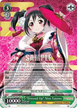 “Dressed Up” Nico Yazawa #LL/W02-E018 · Weiss Schwarz