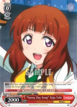 “Sunny Day Song” Anju Yuki #LL/W02-E096 · Weiss Schwarz