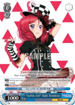 “Gothic Girl” Maki Nishikino 「LL/W02-E145」「EN」