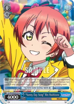 “Sunny Day Song” Rin Hoshizora 「LL/W02-E151」「EN」