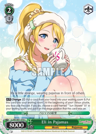 Eli in Pajamas 「LL/W01-070」「EN」