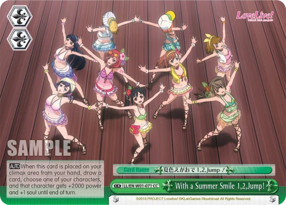With a Summer Smile 1,2,Jump! 「LL/W01-071」「EN」