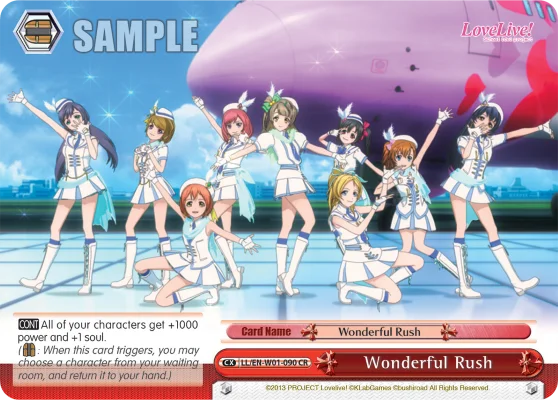 Wonderful Rush 「LL/W01-090」「EN」