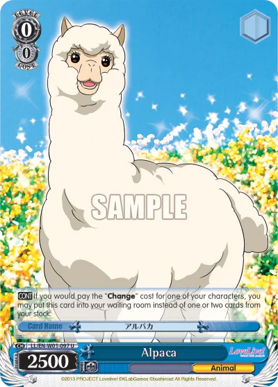 Alpaca 「LL/W01-097」「EN」