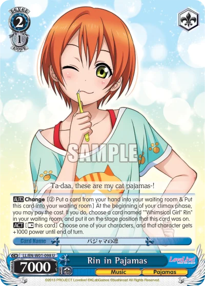 Rin in Pajamas 「LL/W01-098」「EN」