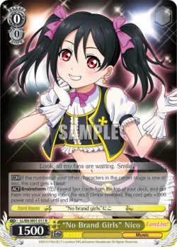 "No Brand Girls" Nico #LL/W01-011 · Weiss Schwarz