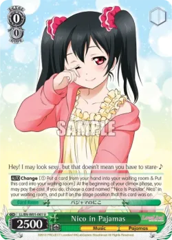 Nico in Pajamas #LL/W01-061 · Weiss Schwarz