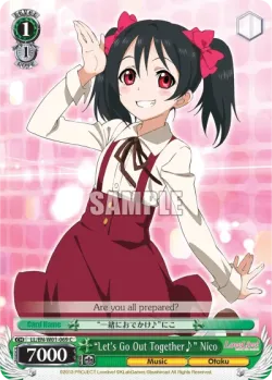 "Let's Go Out Together♪" Nico 「LL/W01-069」「EN」