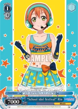 "School idol festival" Rin 「LL/W01-109」「EN」