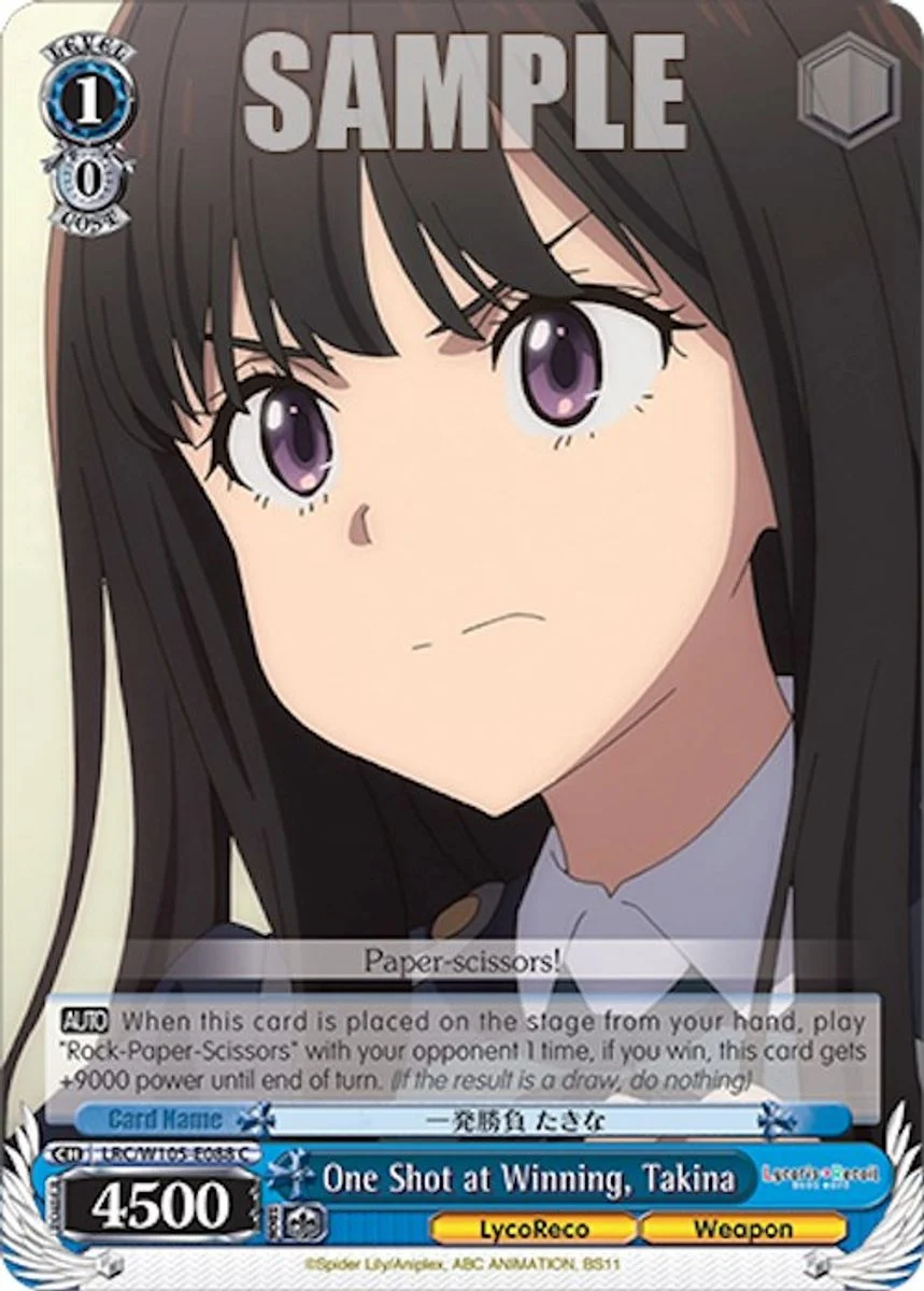 One Shot at Winning, Takina 「LRC/W105-E088」「EN」