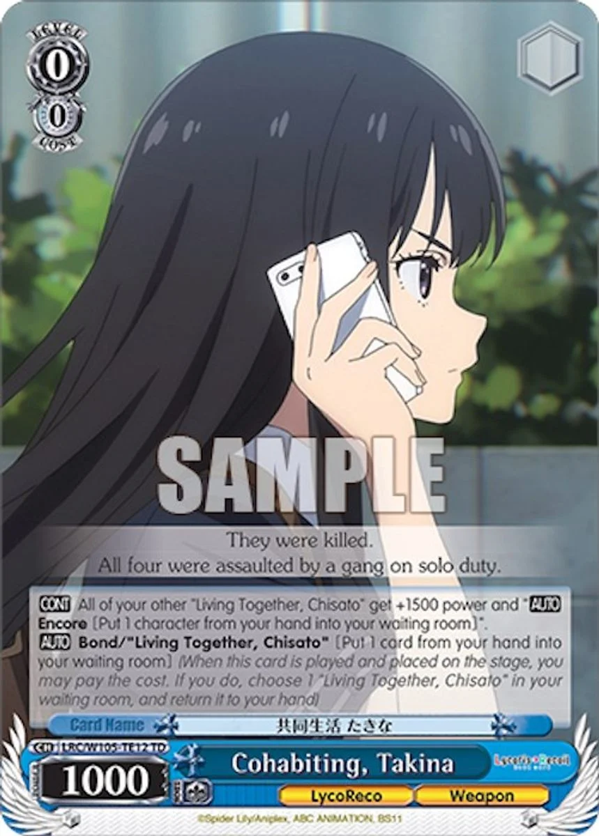 Cohabiting, Takina 「LRC/W105-TE12」「EN」