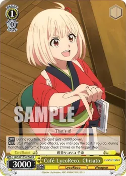 Café LycoReco, Chisato #LRC/W105-E006 · Weiss Schwarz