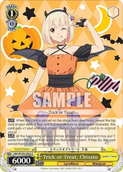 Trick or Treat, Chisato #LRC/W105-E023 · Weiss Schwarz