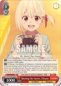 Meeting Her Savior, Chisato #LRC/W105-E053 · Weiss Schwarz