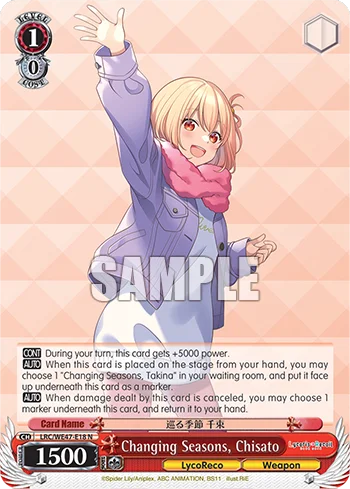 Changing Seasons, Chisato 「LRC/WE47-E18」「EN」