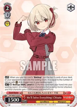 We'll Solve Everything! Chisato 「LRC/WE47-E24」「EN」