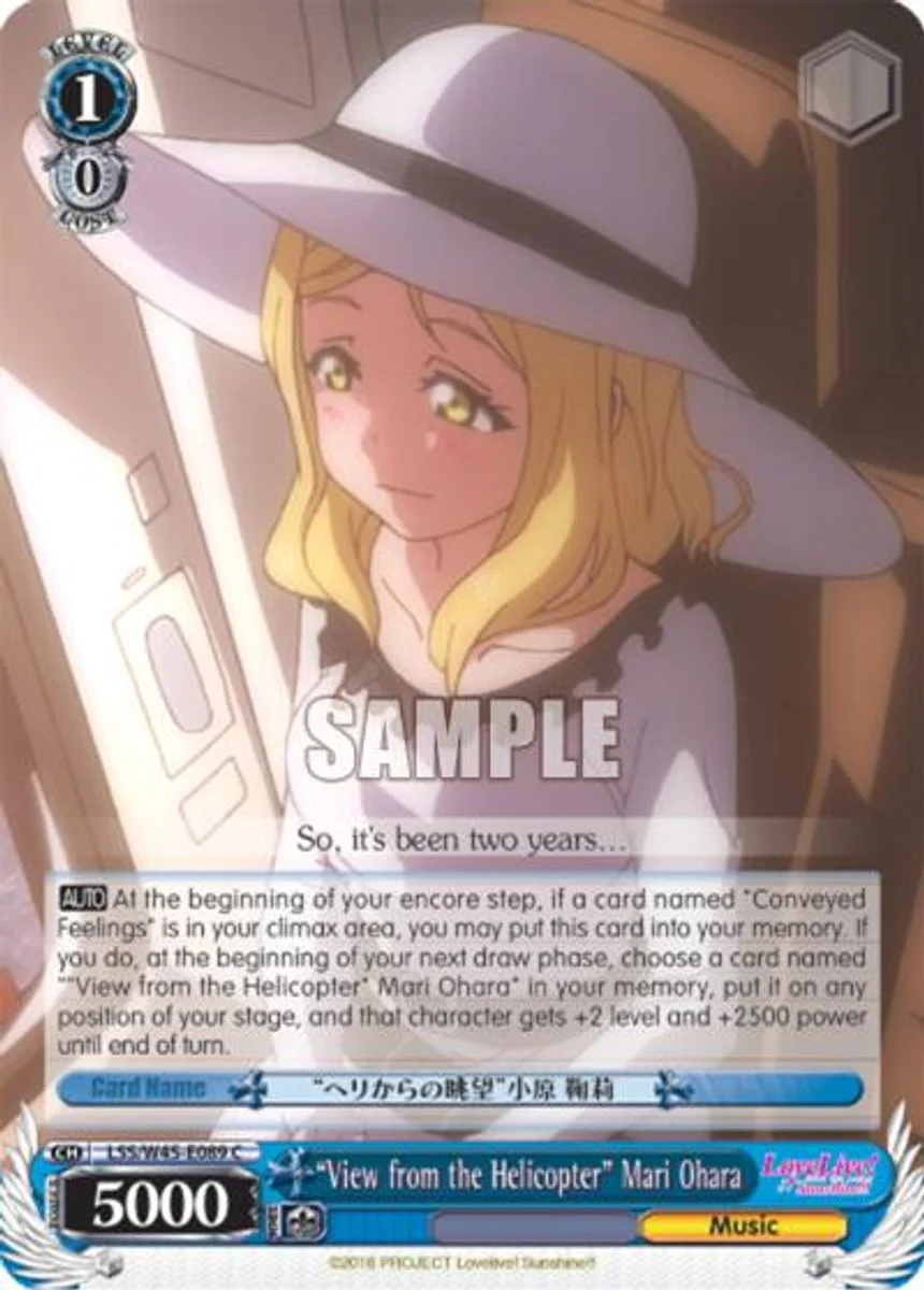 "View from the Helicopter" Mari Ohara 「LSS/W45-E089」「EN」