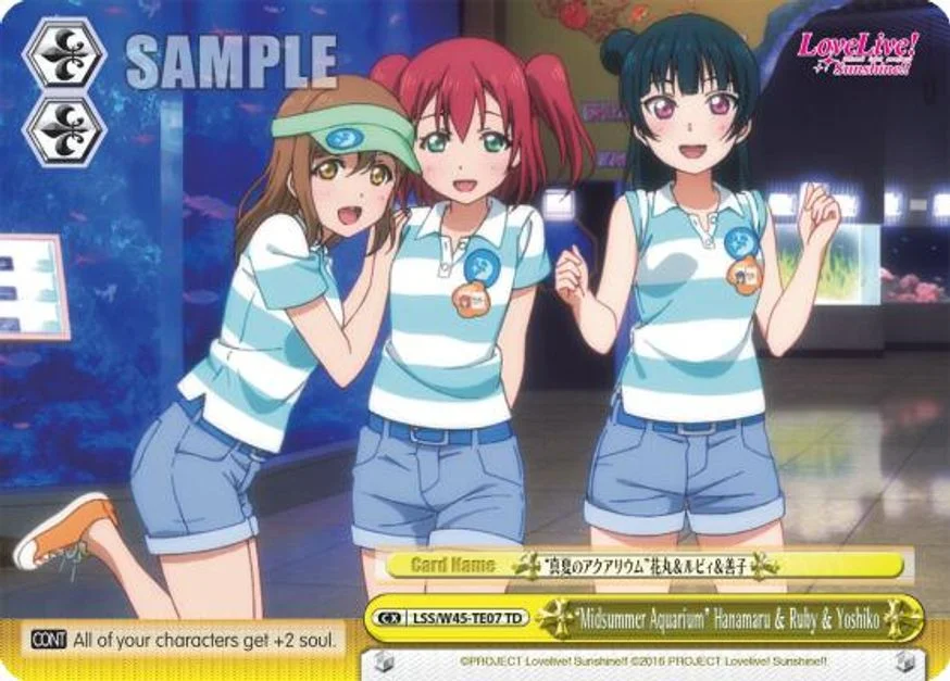 "Midsummer Aquarium" Hanamaru & Ruby & Yoshiko 「LSS/W45-TE07」「EN」