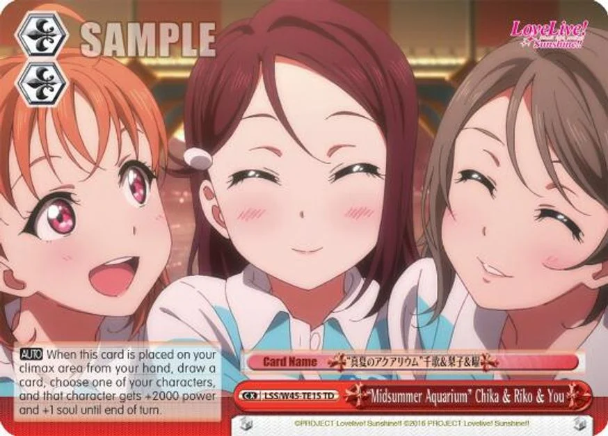 "Midsummer Aquarium" Chika & Riko & You 「LSS/W45-TE15」「EN」