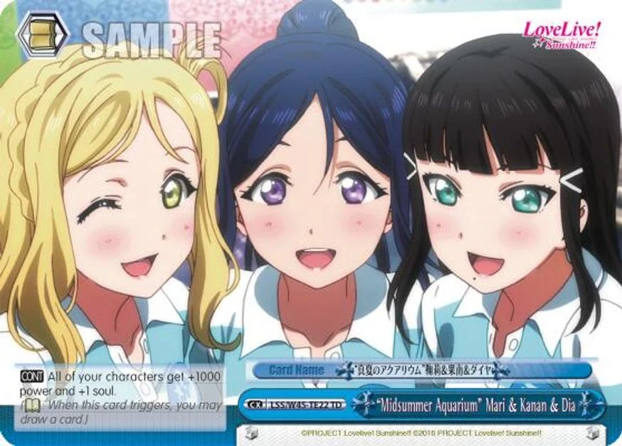 "Midsummer Aquarium" Mari & Kanan & Dia 「LSS/W45-TE22」「EN」