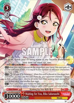 Waiting for You, Riko Sakurauchi 「LSS/WE39-E040」「EN」