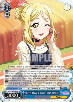 “Let's Have a Chat” Mari Ohara 「LSS/WE39-E053」「EN」