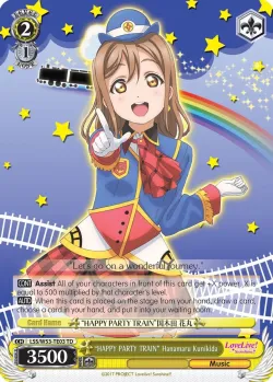 "HAPPY PARTY TRAIN" Hanamaru Kunikida #LSS/W53-TE03 · Weiss Schwarz