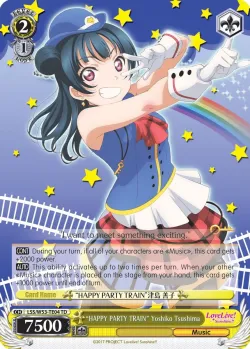"HAPPY PARTY TRAIN" Yoshiko Tsushima #LSS/W53-TE04 · Weiss Schwarz