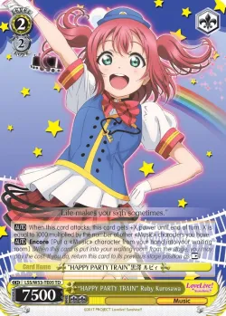 "HAPPY PARTY TRAIN" Ruby Kurosawa #LSS/W53-TE05 · Weiss Schwarz