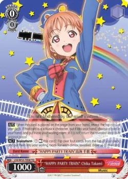"HAPPY PARTY TRAIN" Chika Takami #LSS/W53-TE08 · Weiss Schwarz
