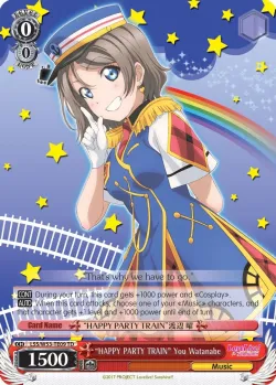 "HAPPY PARTY TRAIN" You Watanabe #LSS/W53-TE09 · Weiss Schwarz