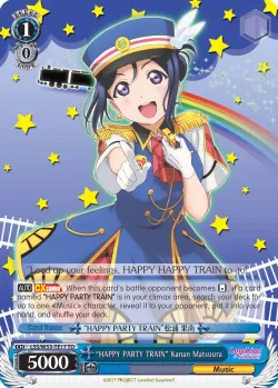 "HAPPY PARTY TRAIN" Kanan Matsuura #LSS/W53-TE17 · Weiss Schwarz