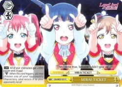 MIRAI TICKET #LSS/WE27-E17 · Weiss Schwarz