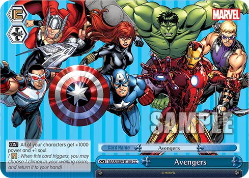 Avengers 「MAR/S89-E100」「EN」