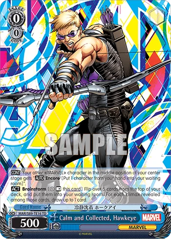 Calm and Collected, Hawkeye 「MAR/S89-TE16」「EN」