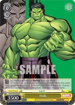 Hulk #MAR/S89-E006 · Weiss Schwarz