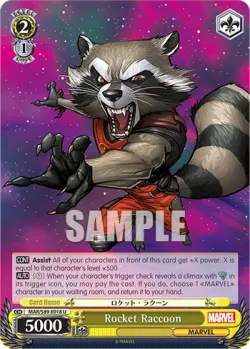 Rocket Raccoon #MAR/S89-E018 · Weiss Schwarz