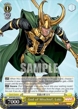 God of Mischief, Loki #MAR/S89-E023 · Weiss Schwarz