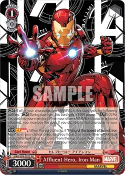 Affluent Hero, Iron Man #MAR/S89-E032 · Weiss Schwarz