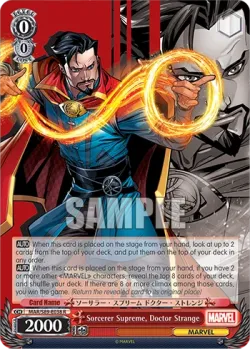 Sorcerer Supreme, Doctor Strange #MAR/S89-E038 · Weiss Schwarz