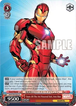 State-Of-The-Art Powered Suit, Iron Man #MAR/S89-E052 · Weiss Schwarz