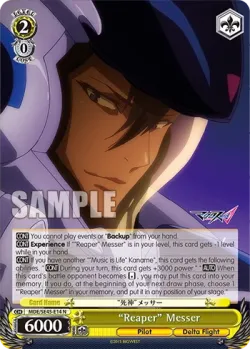 "Reaper" Messer #MDE/SE45-E14 · Weiss Schwarz