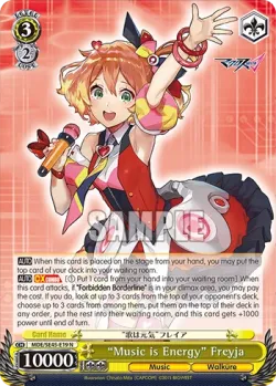 "Music is Energy" Freyja #MDE/SE45-E19 · Weiss Schwarz