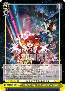Until the Day Our Voices Are Silenced... #MDE/SE45-E21 · Weiss Schwarz